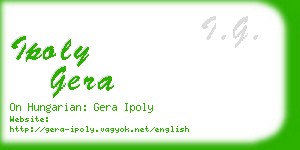 ipoly gera business card